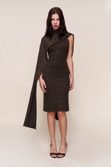 Hooded Knit Dress
